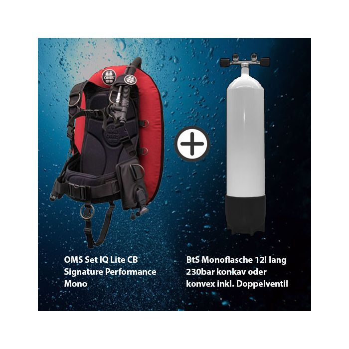 OMS Set Performance Mono Signature IQ Lite CB + BtS M12 lang inkl. Doppelventil