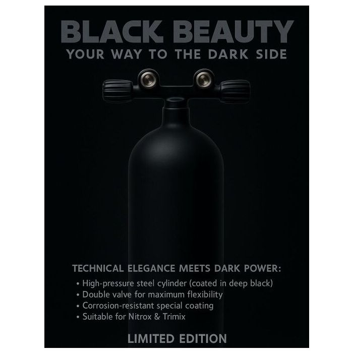 POLARIS "BLACK BEAUTY" 12l lang 232bar DIN Twin - Matt Konkav 