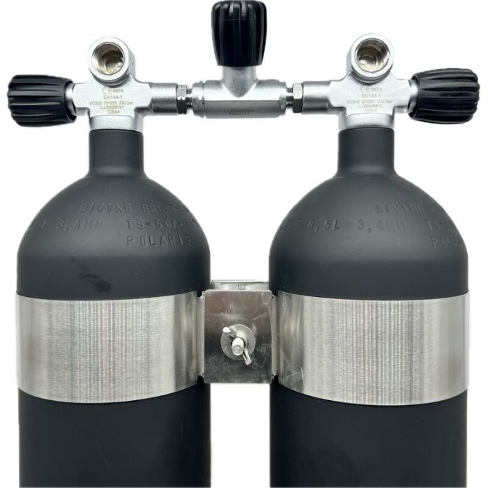 Matt - POLARIS Doppel 8,5l breit Schwarz Matt 232bar DIN - Konkav