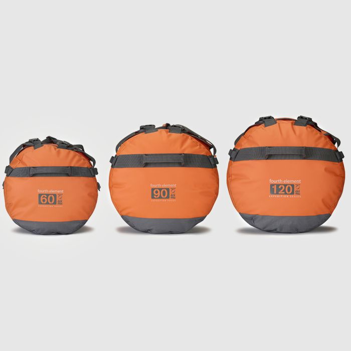 fourth element Expedition Series Duffel Bag ORANGE 90l