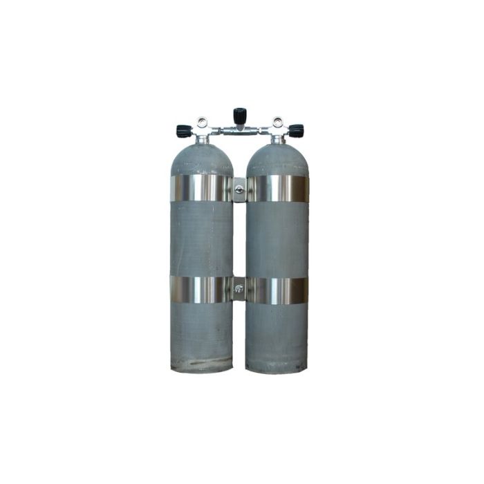 MES / POLARIS Alu Doppel 80cft (11,1l) 207bar - The Dirty Beast