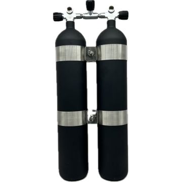 Matt - POLARIS Doppel 8,5l breit Schwarz Matt 232bar DIN - Konkav