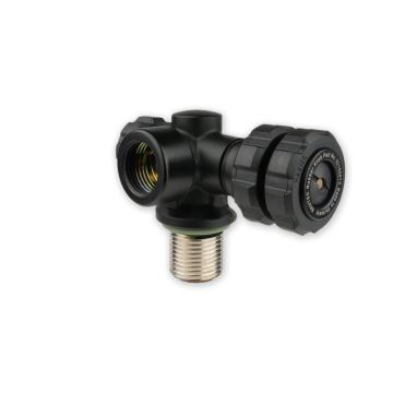 Nautec DARKLine Sidemount Ventil AIR 230bar - Rechts