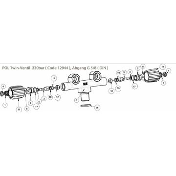 POLARIS Viton Wartungssatz für Twinventil 12944