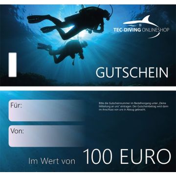 TEC-DIVING ONLINESHOP Geschenkgutschein