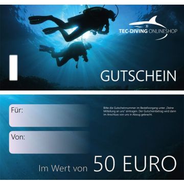 TEC-DIVING ONLINESHOP Geschenkgutschein